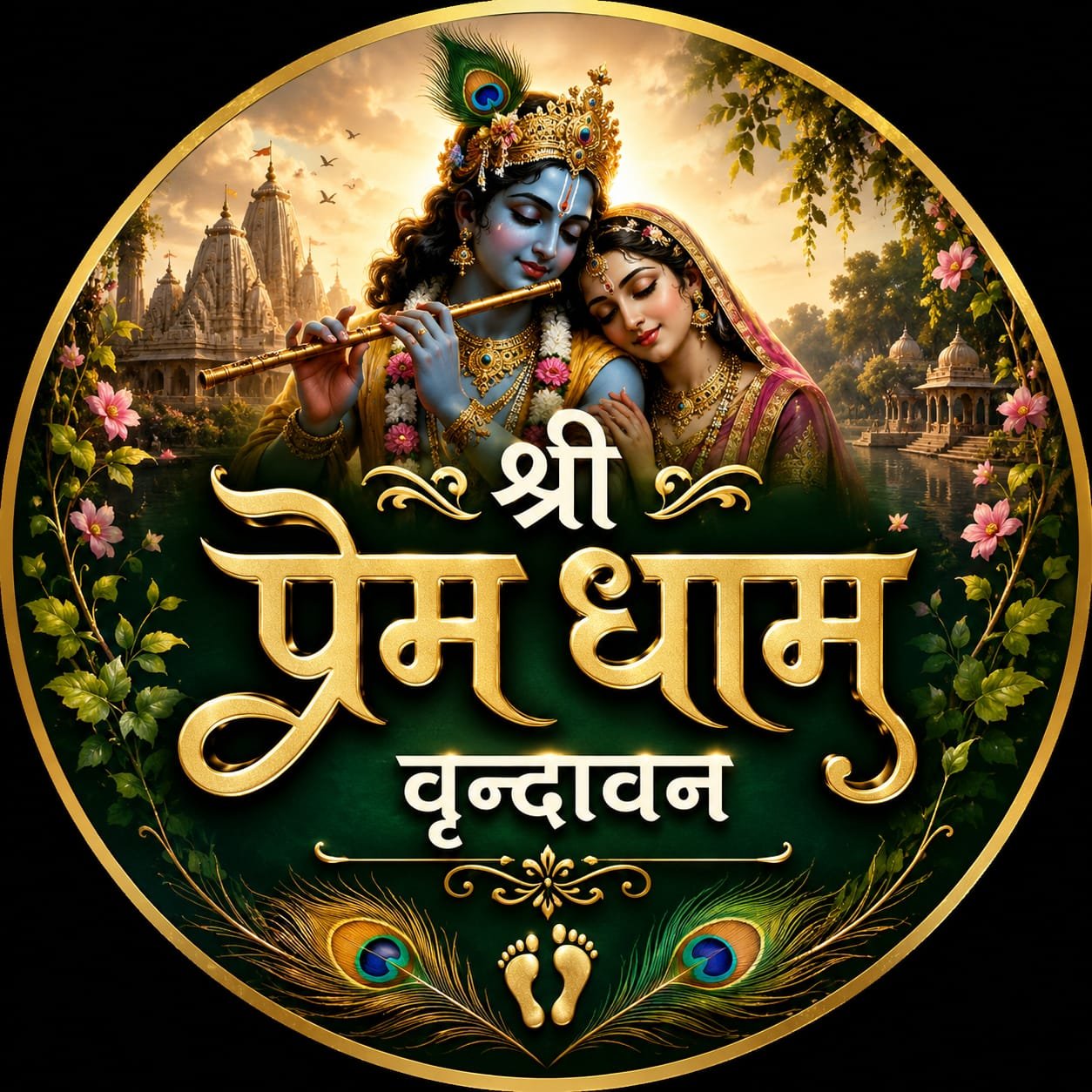 Shree Prem Dham Vrindavan emblem